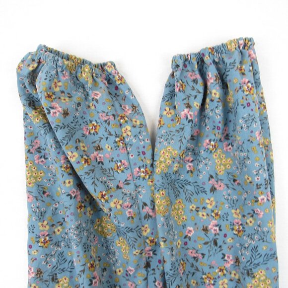 Forever 21 Floral Print Mini Dress Juniors Size L Long Sleeve - Picture 8 of 9